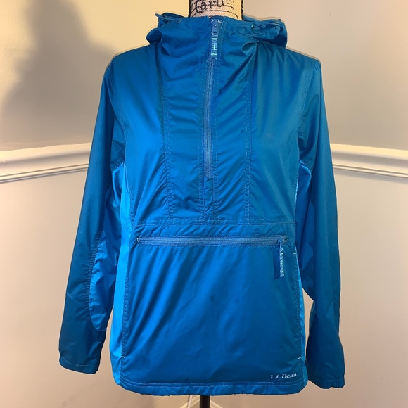 L.L.BEAN Lined Nylon Anorak Jacket M - Picture 1 of 5